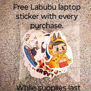 Free Labubu Laptop Sticker With Every Purchase From Closet
